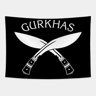 Mod.6 Gurkhas Nepali soldiers Tapestry