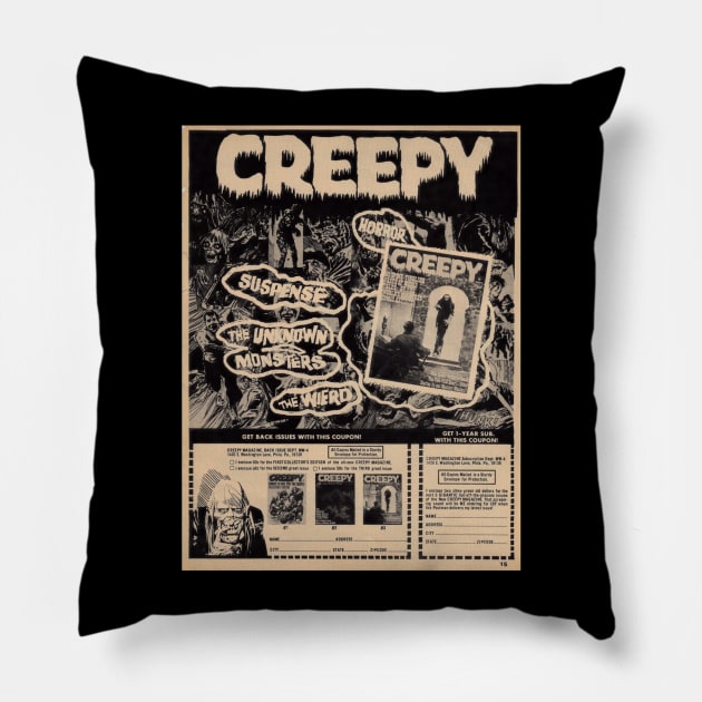 Creepy Pillow by TimPangburn