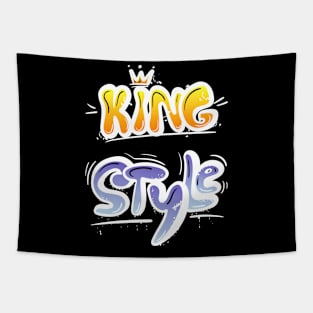 KING STYLE GRAFFITI DESIGN Tapestry