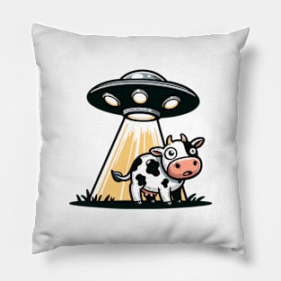 Ufo cow Pillow