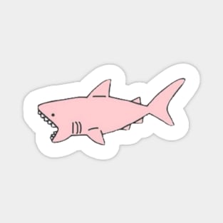 pink shark Magnet