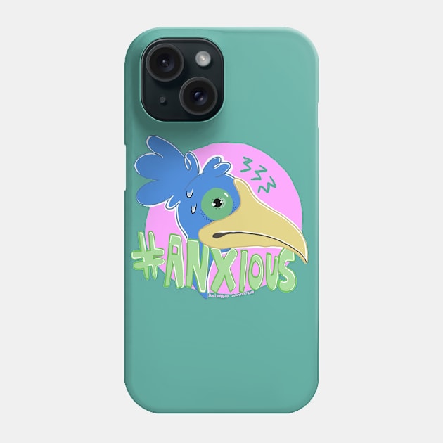 An Anxious Water Chicken Phone Case by Avianblu