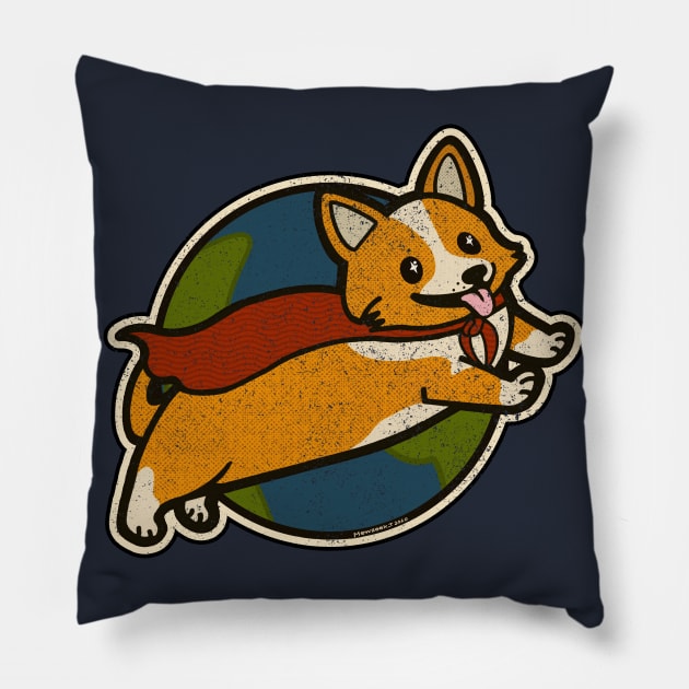 Corgi Pillow by Mewzeek_T