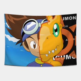 Tai and Agumon Tapestry