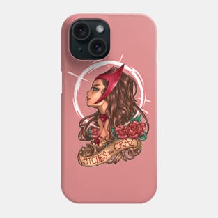 witches be crazy Phone Case