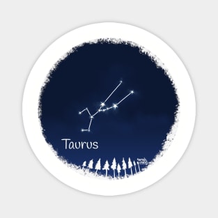 Taurus zodiac Constellation Magnet