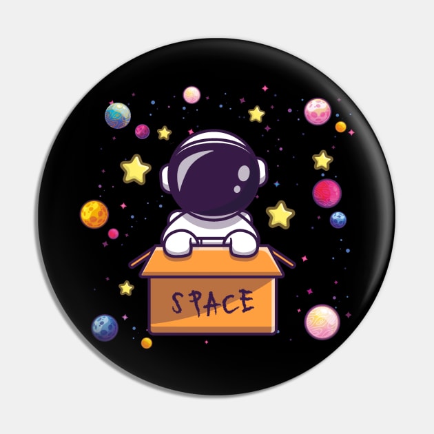 Astronaut Space Pin by Purwoceng