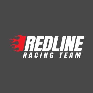 Redline Racing Team (Red and White on Asphalt) T-Shirt