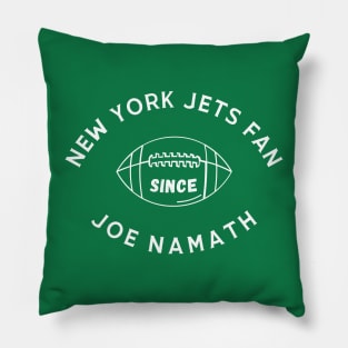 New York Jets Fan Since Joe Namath Pillow