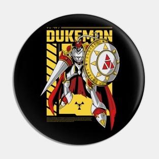 Dukemon Digimon Pin