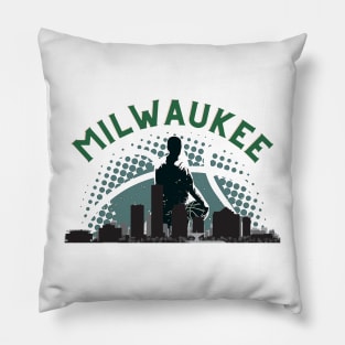 Milwaukee Basketball Pillow