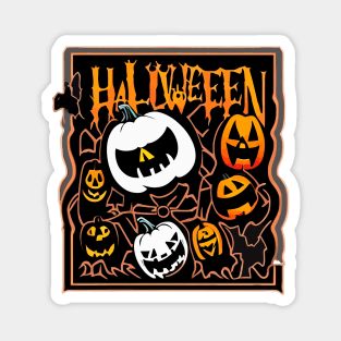 Halloween Pumpkin Magnet