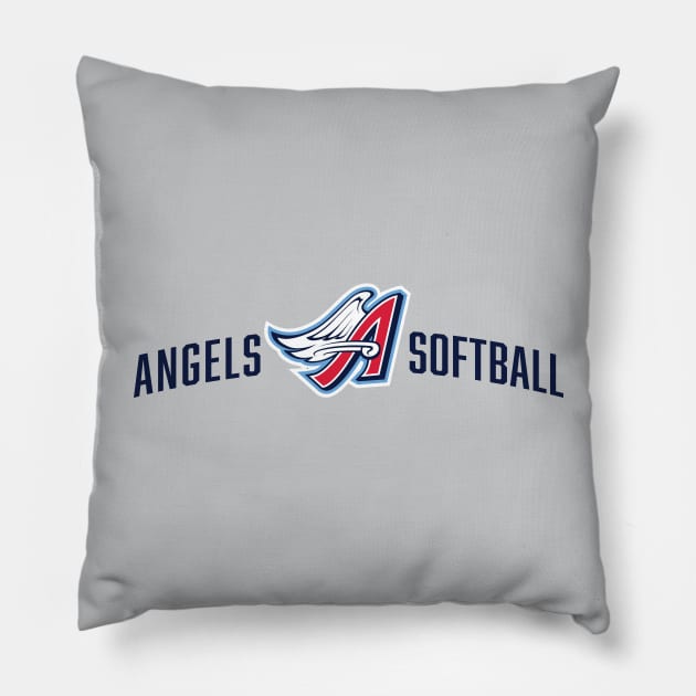 SH Angels Softball – blue Pillow by SHAngelsShop