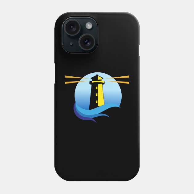 The Real Way Foundation Lighthouse Graphic Phone Case by The Real Way Foundation