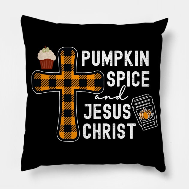 Pumpkin Spice And Jesus Christ, Pumpkin Spice Obsessed Pillow by Cor Designs