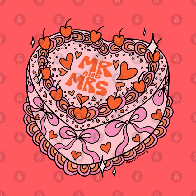 Mr. and Mrs. Cake by Doodle by Meg