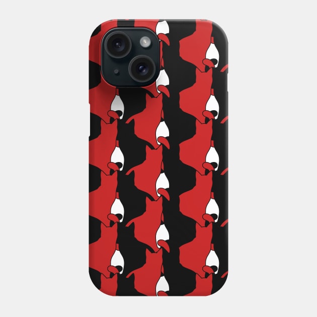 Cat Silhouettes Phone Case by rachybattlebot