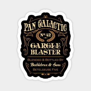 Hitchhikers Guide to the Galaxy Pangalactic Gargleblaster Label Magnet