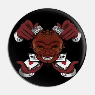 Devil's Croupier (no caption) Pin