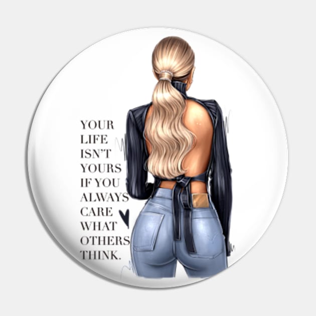 Your Life Your Rules Pin by AllessyArt 