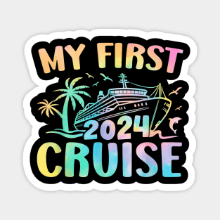 My First Cruise 2024 Vacation Matching Family Cruise Ship Magnet