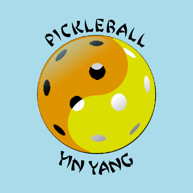 Pickleball Yin-Yang by numpdog