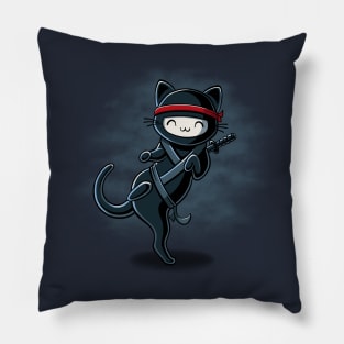 Ninja Cat Pillow