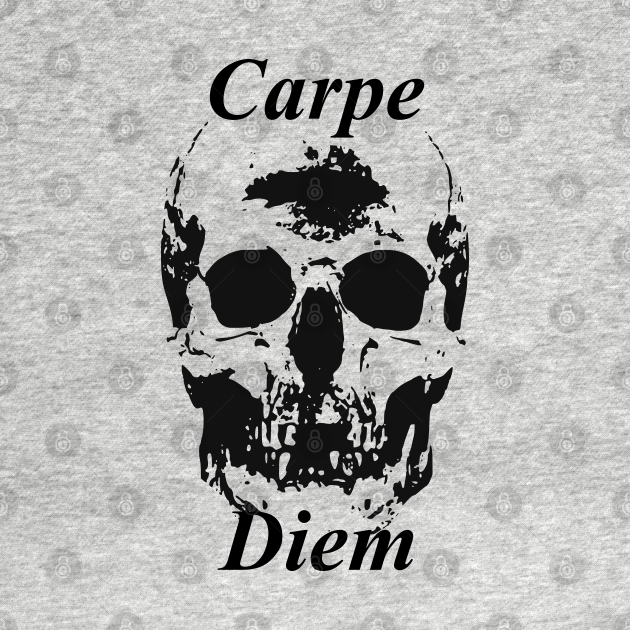 Discover Gothic Skull Carpe Diem Seize The Day - Carpe Diem - T-Shirt