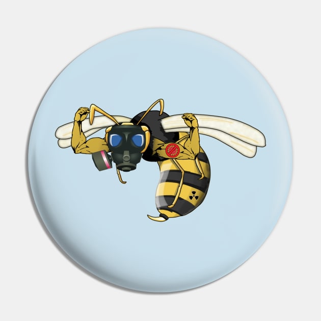 Murderer Hornet Pin by whatwemade