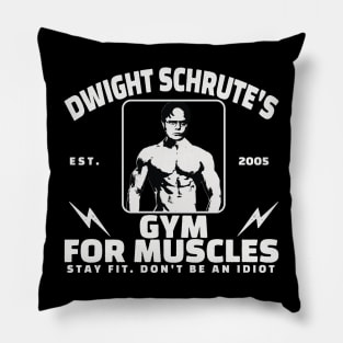 Dwight Schrute's Gym For Muscles Pillow