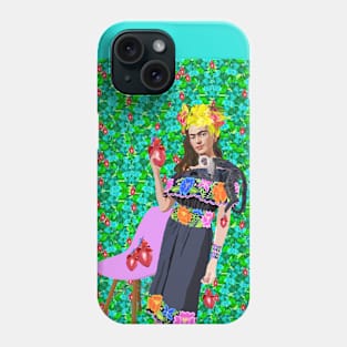 Frida has a heart Phone Case