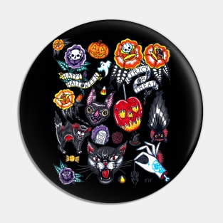 Halloween Flash Pin