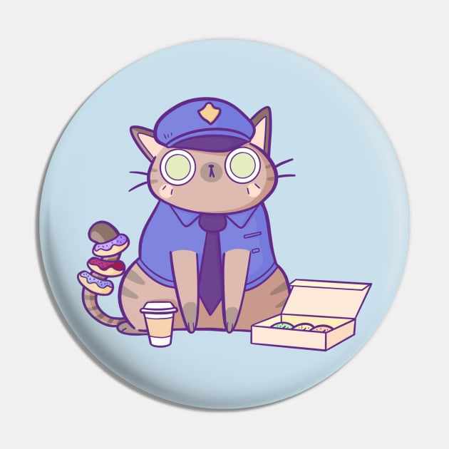 Police Cat Pin by TaylorRoss1