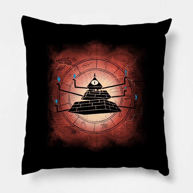 Cipher Pillow by Cromanart