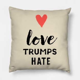 Love Trumps Hate Pillow