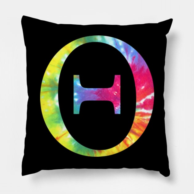 Tie Dye Theta Pillow by lolosenese