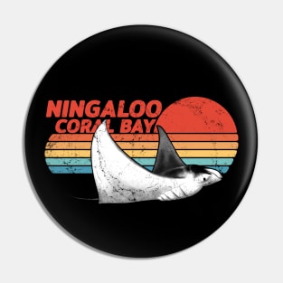 Ningaloo Coral Bay Manta Ray Pin