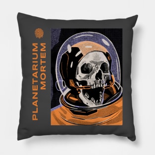 Space Sci Fi Horror Skull Astronaut Cosmonaut Pillow