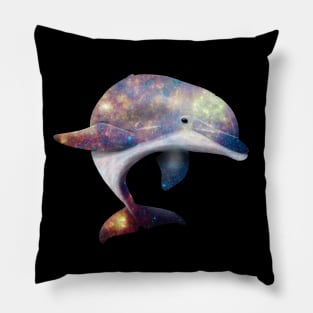 Galaxy Dolphin Pillow