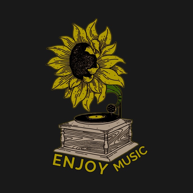 Music sunflower by RELAXSHOPART