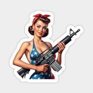 Pinup Girl Magnet