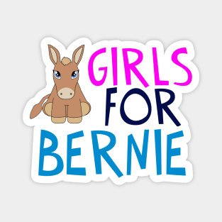 Girls for Bernie Sanders 2020 Magnet