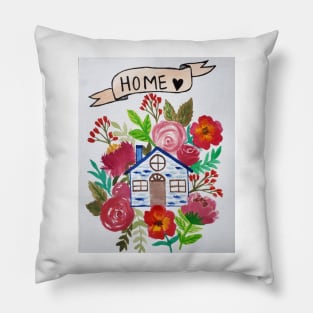 Floral Home Pillow