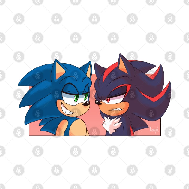 Sonic and Shadow by Lunatyk