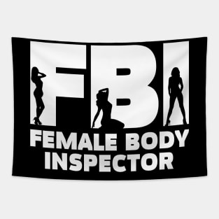 Female Body Inspector Tapestry