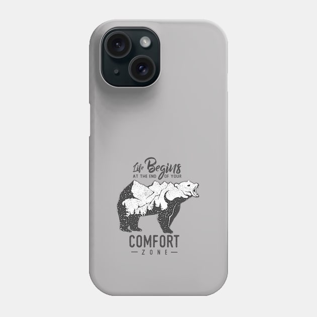 COMFORT ZONE END Phone Case by Magniftee