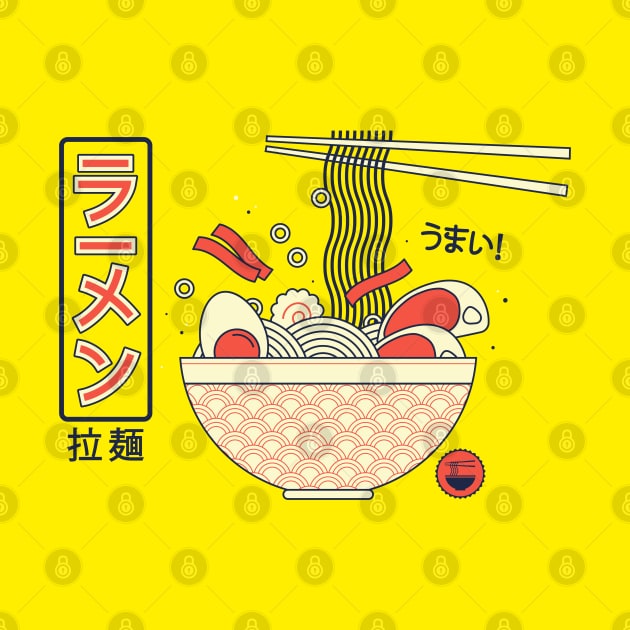 I Love Noodles Ramen Bowl by machmigo