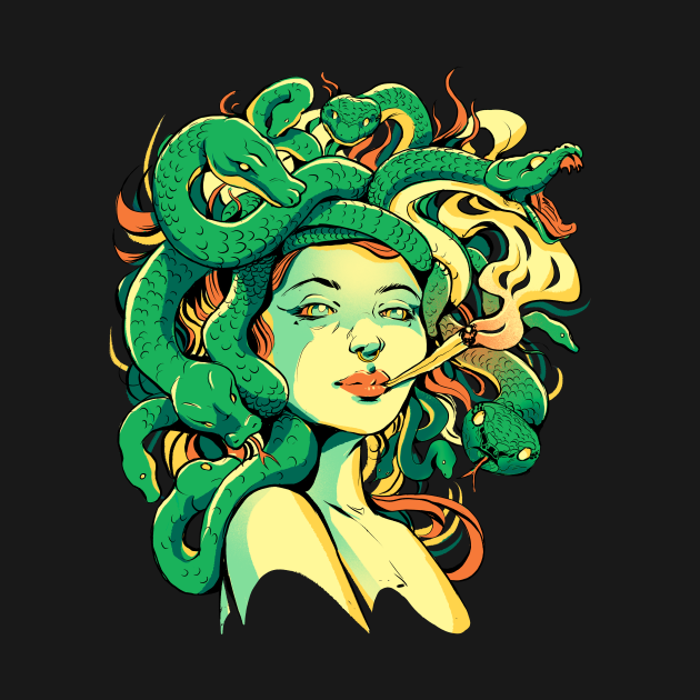 Cannabis Medusa Weed Snake Haired Gorgon Greek mythology Monstrous