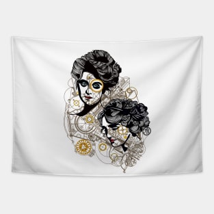 Steampunk Women Tapestry