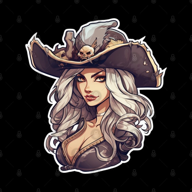 Pirate Girl Female Pirate Captain by Nightarcade